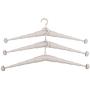 3Pcs PENGY’s Portable Travel Hanger Telescopic Adjustable Mini Non-Slip Clothes Hanger