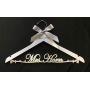 Bride hanger, wedding hanger, Personalized Hanger, Custom hanger, wedding dress hanger, Wedding Gift, apostrophe name