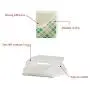 Strip Light Mounting Clips KINDPMA Self Adhesive LED Strip Light Mounting Brackets Holder for 10mm(3/8") Wide Waterproof and Non Waterproof 3528/5630/5050/2835 LED Strip Light,100 Pack