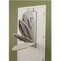 Household Essentials 144222 Over The Door Small Ironing Board With Iron Holder | Natural Cotton Cover Household Essentials 144222 Over The Door Small Ironing Board With Iron Holder | Natural Cotton Cover
