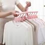 EvaroFly Multipurpose Folding Hanger, 360° Rotatable Storage Clothes Hanger, Household Travel -White 1pc