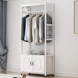 WYQSZ Bedroom Coat Rack, Floor Simple Hanger, Simple Modern Clothes Rack, Shelf Hall Coat Rack (Size : B)