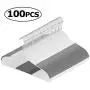 Pack of 100 Pcs Clothes Hangers Heavy Duty Plastic Hanger with 360° Swivel Hook/Non-Slip Strips/0.2” Thickness & Durable Space Saving for Garments,Men Women Suits,Trousers,Dresses,Pants,Shirts,Coat