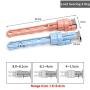 TOPFEEL Creative Portable Clothes Drying Rack Travel Indoor Storage Hook Hanger Non-Slip Balcony Window Frame Door Clothes Hanger with 5 Holes (Multi-Color)
