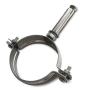 YUEPIN 2 Pack Pipe Strap Support Ring Hanger Clamp 304 Stainless Steel Adjustable Clamp (6-5/16"(160mm))