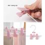 Non-Slip Plastic Hanger Pants Pants Pants Skirt Skirt Clip Hanger Pants Clip Drying Clothes Hanging Clothing Store Rack 10 Pack FANJIANI (Color : Pink)