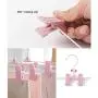 Non-Slip Plastic Hanger Pants Pants Pants Skirt Skirt Clip Hanger Pants Clip Drying Clothes Hanging Clothing Store Rack 10 Pack FANJIANI (Color : Pink)