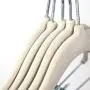 Tosnail 30 Pack Kids Velvet Hangers Childrens Clothes Hangers Baby Hangers with Clips - Off White Tosnail 30 Pack Kids Velvet Hangers Childrens Clothes Hangers Baby Hangers with Clips - Off White