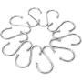 Amerigo S Hooks for Hanging - SPECIALLY DESIGNED Hanging Hooks - Set of 10 Heavy Duty Kitchen Hooks - S Shaped Metal Hooks - Closet Hooks - S Hooks for Hanging Plants - Hanger Hooks - Size L