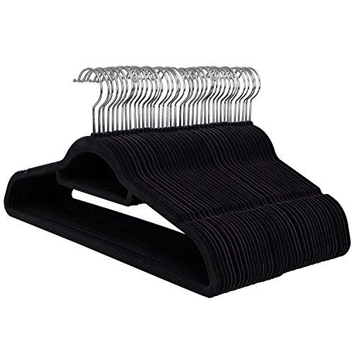 Snug Velvet Clothes Hangers - 50 Pack - for Shirts/Skirts/Pants/Ties Snug Velvet Clothes Hangers - 50 Pack - for Shirts/Skirts/Pants/Ties