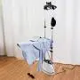 COSTWAY Garment Steamer for Clothes 1600W, 2-in-1 Heavy Duty Powerful Fabric Steamer for Home and Commercial Use, Dual-Use, Heat Fast, w/Fabric Brush, Ironing Board COSTWAY Garment Steamer for Clothes 1600W, 2-in-1 Heavy Duty Powerful Fabric Steamer for Home and Commercial Use, Dual-Use, Heat Fast, w/Fabric Brush, Ironing Board