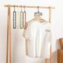 HJYPYJ Magic Hanger,5 Pieces 360?? Rotate Multifunctional Hangers,Durable Sturdy Plastic Space-Saving Organizer Hanger Wide Shoulder Design/Random Color / 33.5x18cm