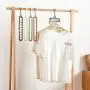 HJYPYJ Magic Hanger,5 Pieces 360?? Rotate Multifunctional Hangers,Durable Sturdy Plastic Space-Saving Organizer Hanger Wide Shoulder Design/Random Color / 33.5x18cm