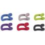 Tinksky Non Slip Flocked Coat Suit Shirt Clothes Hangers Hooks Holders - 12pcs