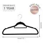 MIZGI Premium Velvet Hangers (Pack of 50) Heavyduty - Non Slip - Clothes Hangers Black - Copper/Rose Gold Hooks,Space Saving Suit Hangers with Accessory Bar MIZGI Premium Velvet Hangers (Pack of 50) Heavyduty - Non Slip - Clothes Hangers Black - Copper/Rose Gold Hooks,Space Saving Suit Hangers with Accessory Bar