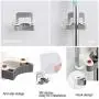 Lunawish Mop and Broom Holder Wall Mount Best Broom Organizer Hook Self Adhesive Hanger for Kitchen Bathroom Over The Door Single Mop Storage Hanging Rack (2 Pack)
