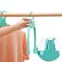 DreamJ 5PCS Folding Clothes Hangers, Travel Hangers Portable Collapsible Clothes Hangers Non-Slip Collapsible Hanger for Travelling