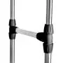 HEAVY DUTY-Double Adjustable Portable Clothes Rack Hanger Extendable Rolling