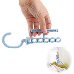AYOPV Hanger Laundry Dry Rack Clothes Hanger Wardrobe Organization Windproof Home Storage Household Buckle Anti-Slip Multilayer