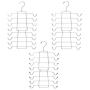 MEIYIN Foldable Underwear Hanger, Stainless Steel Laundry Sock Drying Rack Clothes Hanger for Drying Towels, Bras, Baby Clothes