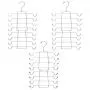 MEIYIN Foldable Underwear Hanger, Stainless Steel Laundry Sock Drying Rack Clothes Hanger for Drying Towels, Bras, Baby Clothes