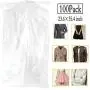 100 Pack Garment Bag Transparent Clothing Dust Cover Dustproof Hanging Clothes Suit Dress Jacket Cover for Dry Cleaner, Home Storage,Travel, Clothes Storage Closet,23.6 x 35.4 inches 100 Pack Garment Bag Transparent Clothing Dust Cover Dustproof Hanging Clothes Suit Dress Jacket Cover for Dry Cleaner, Home Storage,Travel, Clothes Storage Closet,23.6 x 35.4 inches