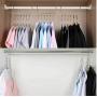 4PCS Magic Cloth Hanger Hangers Rack Hooks Metal Closet Organizer for Home Save Space