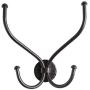 RTZEN Decorative Wall Mount Hanger | Double Wrought Iron Hook for Hat, Coat, Clothes, Towel, Robe | Black Metal Jacket Hanging Hooks Rack | Handmade Décor RTZEN Decorative Wall Mount Hanger | Double Wrought Iron Hook for Hat, Coat, Clothes, Towel, Robe | Black Metal Jacket Hanging Hooks Rack | Handmade Décor