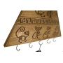 Wooden key shelf, Key rack, Jewelry organizer, personalized key hooks, unique key hanger, key holder for wall, key ring holder, key storage Wooden key shelf, Key rack, Jewelry organizer, personalized key hooks, unique key hanger, key holder for wall, key ring holder, key storage