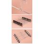 Da.Wa 10Pcs Stainless Steel Wardrobe Clothes Pants Hanger Strong Non-Slip Shelves Drying Clip