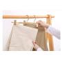 Koobay 11.8" Gold Aluminium Garment Pants Trousers Skirt Bottom Clips Hangers for Closet Organizition hangers 10PS/LOT ( bottom)