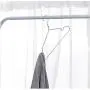 10Pcs T Shape Steel Wire Hangers for Clothes Storage Rack Anti-Skid Adult Coat Hanger Wardrobe Organizer Holder 40cm Random Color