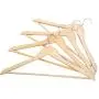 MCYYY 5 Pieces of Wooden Adult Clothes Hanger Jeans Pants Hangers Home Storage Rack Clothes Rack