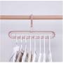 10PC Random Color Space Saver Hangers Wonder Magic Clothes Hangers Closet Organizer Hook Rack Decoration