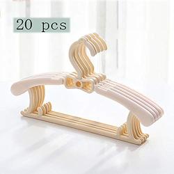 HJYPYJ Magic Hanger,Portable Multifunctional Hangers,Non-Slip Folding Hangers,Non-Deformable Childrens Hanger Space Saving Organizer Hanger Strong Bearing Capacity/Pink / 20 pcs
