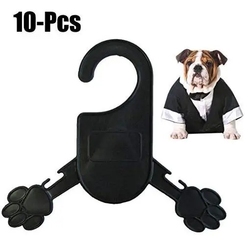 Legendog Pet Clothes Hanger, 10Pcs Dog Clothes Hanger Paw Shaped Pet Clothing Hanger for Dog Cat (S-L) Legendog Pet Clothes Hanger, 10Pcs Dog Clothes Hanger Paw Shaped Pet Clothing Hanger for Dog Cat (S-L)