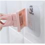 Wall-Mounted 10 Clips 5pcs Random ColorPortable Socks Cloth Hanger Rack Clothespin Drying Rack Sock Holder Wardrobe Storage Cloth Hangers