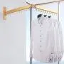 HJYPYJ Magic Airer,360?? Rotate Multifunction Folding Hangers,Space-Saving Organizer Hangers,Adjustable Wall Mount Drying Rack, Thickened Base/Silver / 1605mm