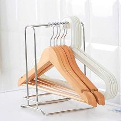 Augproveshak Clothes Hanger Organizer Rack Sturdy Stainless Steel Clothes Caddy Storage Holder Stacker for Closet & Room Tidier Laundry Rooms Drying Rack