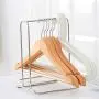 Augproveshak Clothes Hanger Organizer Rack Sturdy Stainless Steel Clothes Caddy Storage Holder Stacker for Closet & Room Tidier Laundry Rooms Drying Rack