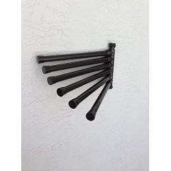 RoadRunner The Original Outdoor Pool Towel Hanging Towel Rack (6 Bar, Tucson Bronze)