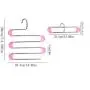 HJYPYJ Magic Hanger,Type s Multifunction Magical Hangers,Abs + Stainless Steel Non-Slip Trouser Hangers,Space-Saving Organizer Hangers, Free Assembly/White / 10 pcs HJYPYJ Magic Hanger,Type s Multifunction Magical Hangers,Abs + Stainless Steel Non-Slip Trouser Hangers,Space-Saving Organizer Hangers, Free Assembly/White / 10 pcs