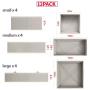 DIOMMELL Foldable Cloth Storage Boxes Closet Dresser Drawer Organizer Fabric Baskets Bins Containers Divider for Baby Clothes Underwear Bras Socks Lingerie Clothing,Set of 12 Grey 444 DIOMMELL Foldable Cloth Storage Boxes Closet Dresser Drawer Organizer Fabric Baskets Bins Containers Divider for Baby Clothes Underwear Bras Socks Lingerie Clothing,Set of 12 Grey 444