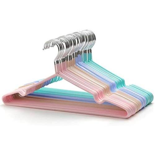 Yuqianjin Suit Hangers-Space Saving Clothes Hangers - 30 Stainless Steel Hanger, Notched, Set of 30 Durable and Slim, Notched Shirt Hangers (30 Pack) (Color : Mash up) Yuqianjin Suit Hangers-Space Saving Clothes Hangers - 30 Stainless Steel Hanger, Notched, Set of 30 Durable and Slim, Notched Shirt Hangers (30 Pack) (Color : Mash up)