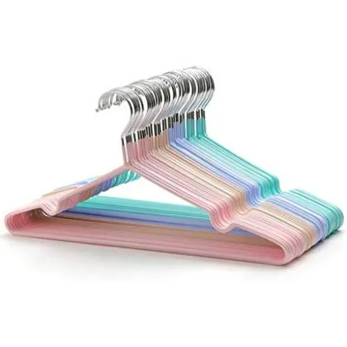 Yuqianjin Suit Hangers-Space Saving Clothes Hangers - 30 Stainless Steel Hanger, Notched, Set of 30 Durable and Slim, Notched Shirt Hangers (30 Pack) (Color : Mash up) Yuqianjin Suit Hangers-Space Saving Clothes Hangers - 30 Stainless Steel Hanger, Notched, Set of 30 Durable and Slim, Notched Shirt Hangers (30 Pack) (Color : Mash up)