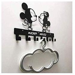 Ashland |Clothes Hanger Kids Creative Room Decoration Clothes Coat Rack 6 Hook (Mickey Minnie Mouse)