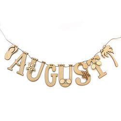 ADORNit, DIY Wood Swag Banner Hanger, Home Decoration - August