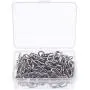 Waycreat 120Pcs Stainless Steel 1 Inch S Hooks Connectors S-shaped Hook