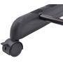 Safstar Adjustable Single Rod Garment Rack Rolling Hanging Rail Clothes Hanger Stand with Shoe Shelf