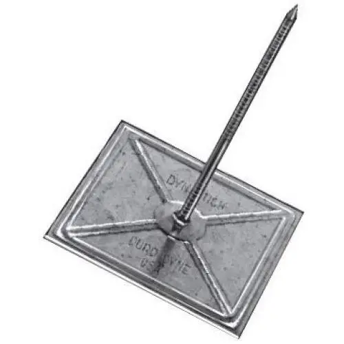 Box of 100 Duro Dyne 1-1/4&quot Dynastick Self Adhesive Insulation Fastener Hangers (# SAH114)